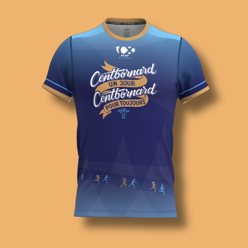 T-shirt technique ERREA Homme 100km de Millau