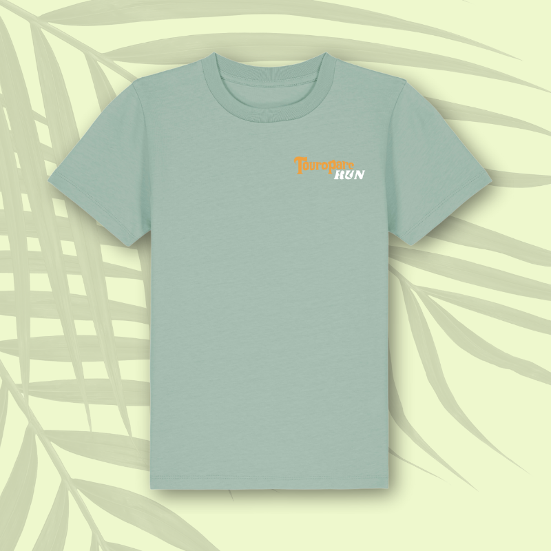 T-shirt coton vert Touroparc Run Touroparc run