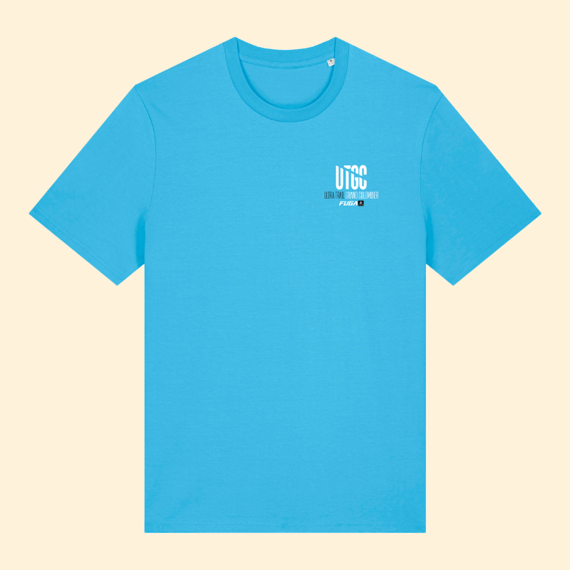 T-shirt bleu Ultra Trail du Grand Colombier