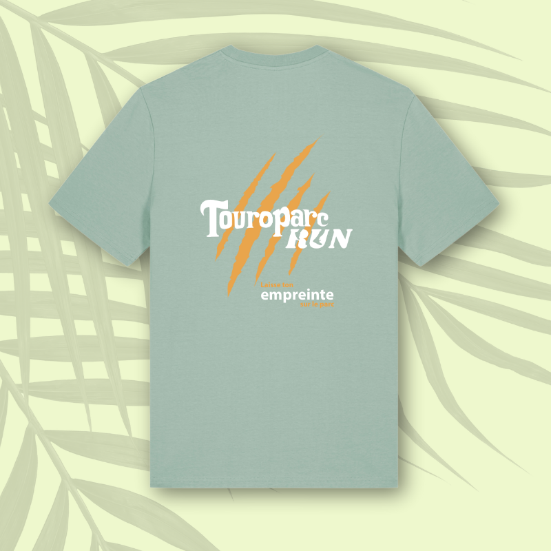 T-shirt coton vert Touroparc Run Touroparc run