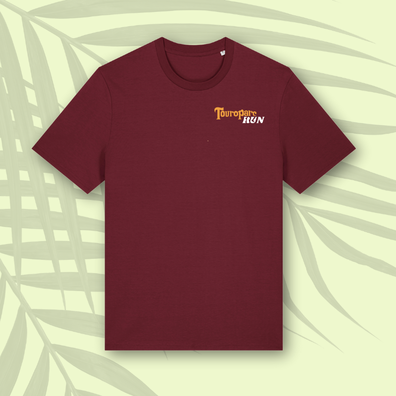 T-shirt coton rouge Touroparc Run Touroparc run
