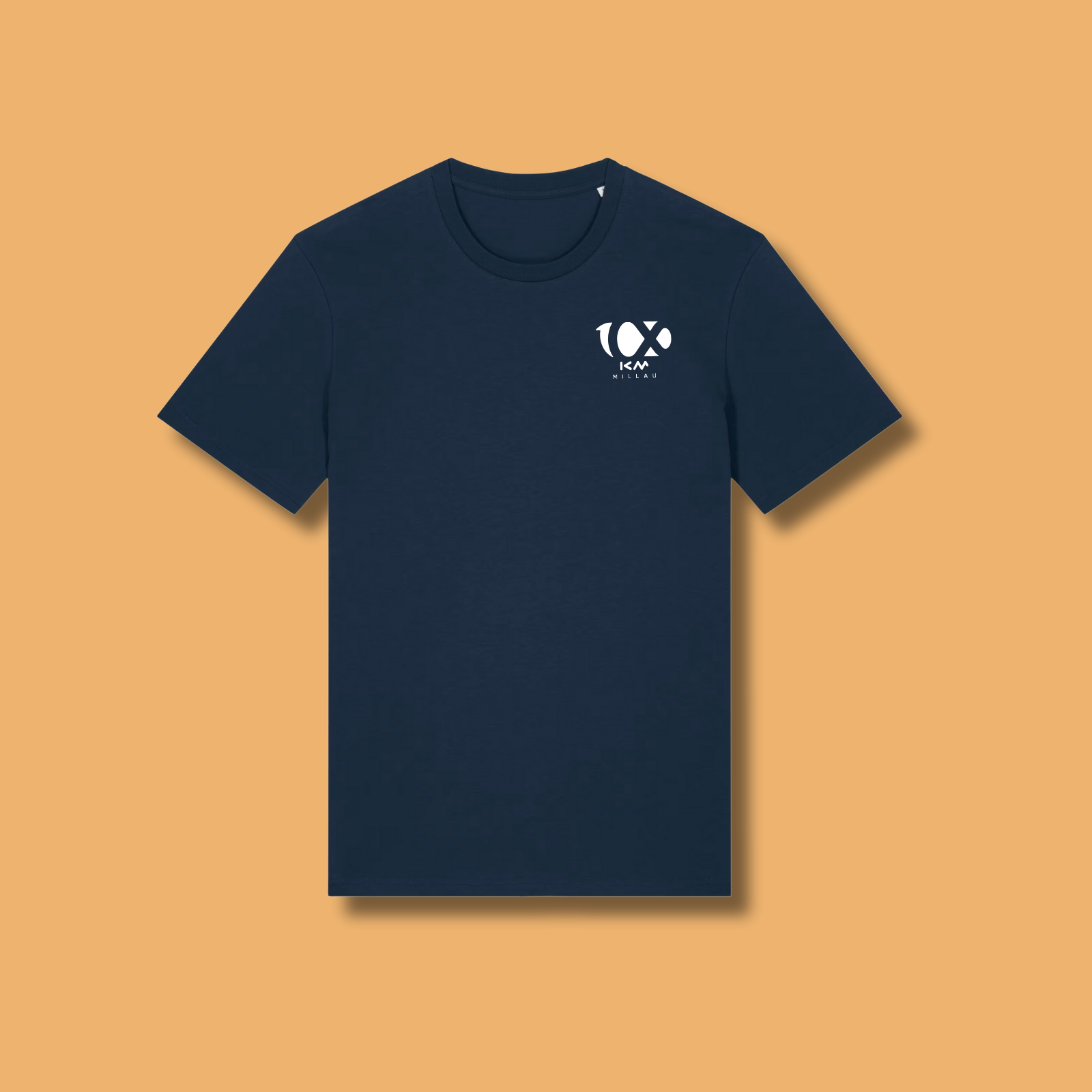 T-shirt coton unisexe Centbornard - Marine 100km de Millau