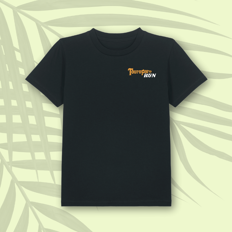 T-shirt coton noir Touroparc Run Touroparc run
