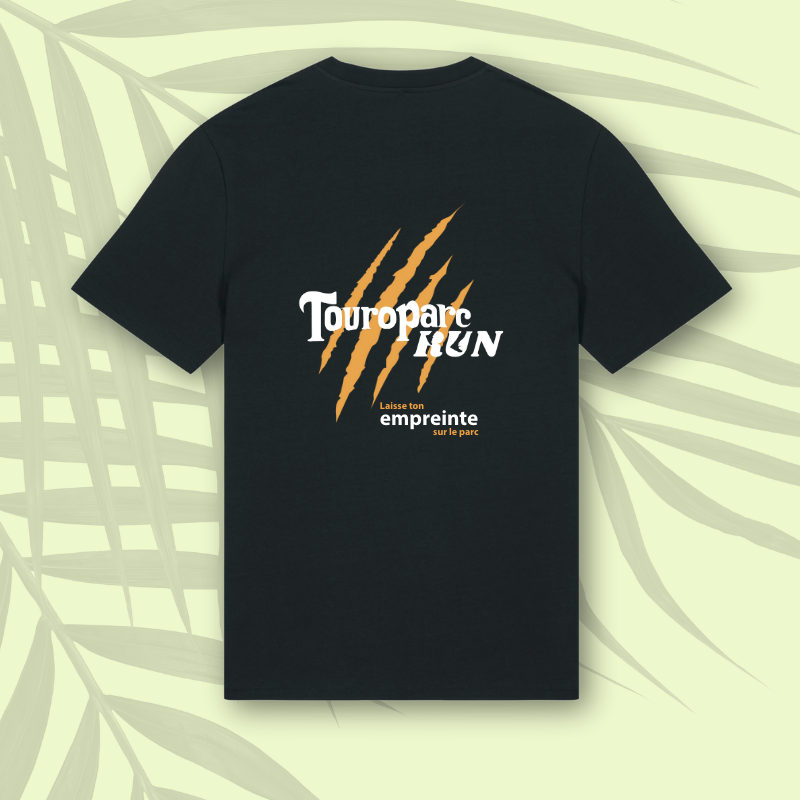 T-shirt coton noir Touroparc Run Touroparc run
