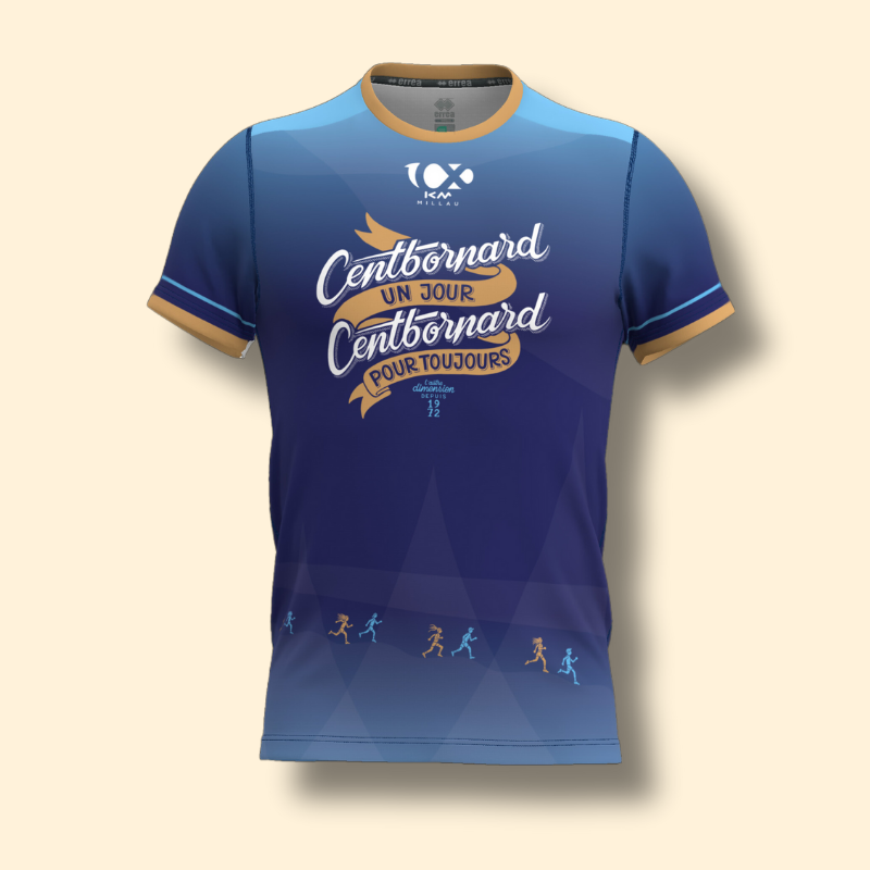 T-shirt technique ERREA Homme - Édition 2025 100km de Millau