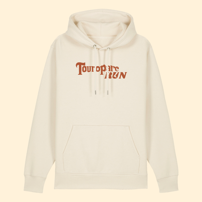 Sweat à capuche crème Touroparc Run Touroparc run