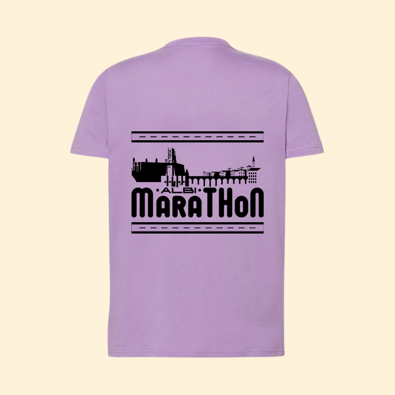 T-shirt violet Marathon d'Albi
