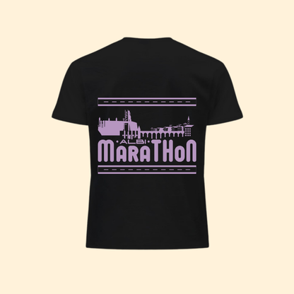 T-shirt noir Marathon d'Albi