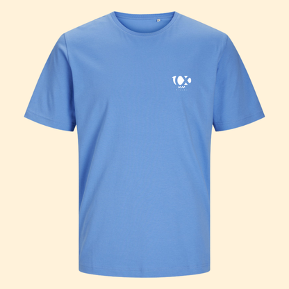 T-shirt coton unisexe Centbornard - Bleu 100km de Millau