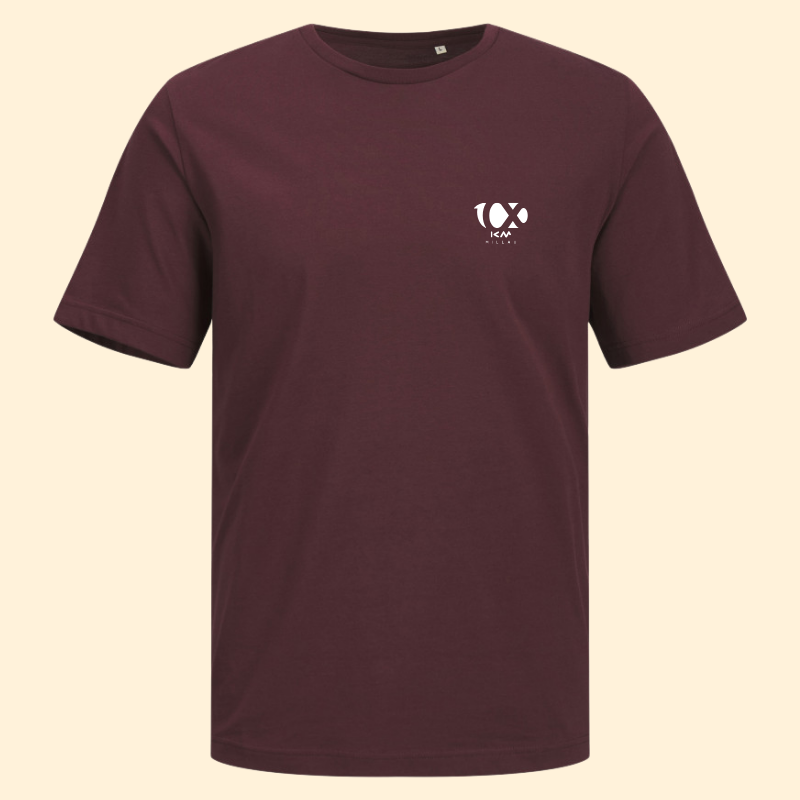 T-shirt coton unisexe Centbornard - Marron 100km de Millau