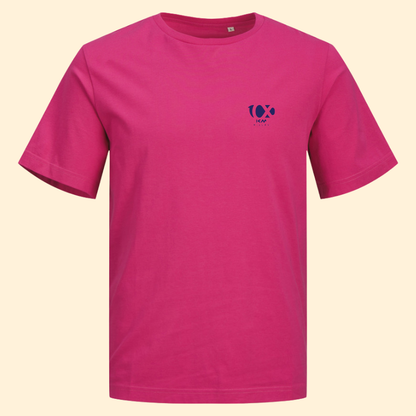 T-shirt coton unisexe Centbornard - Rose 100km de Millau