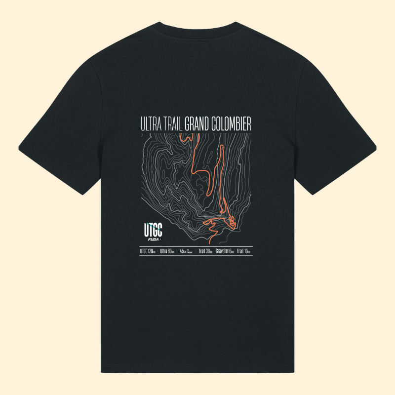 T-shirt noir Ultra Trail du Grand Colombier