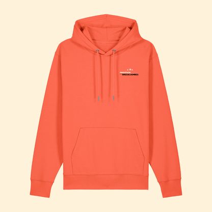 Sweat à capuche orange