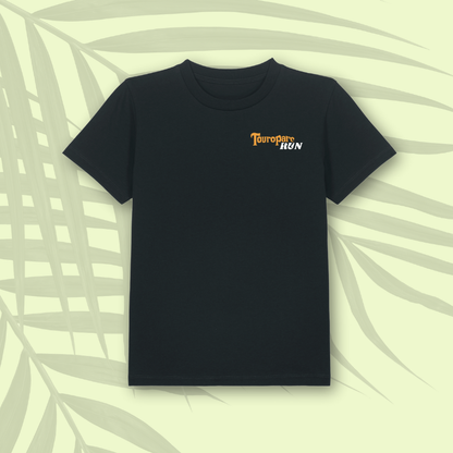 T-shirt coton enfant noir Touroparc Run Touroparc run