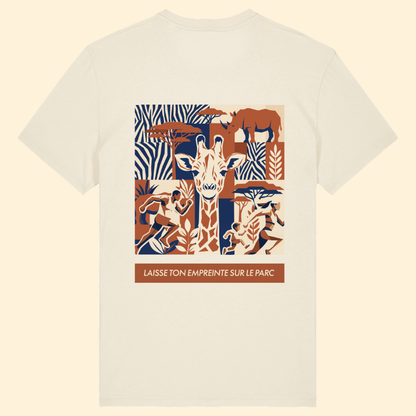 T-shirt coton crème Touroparc Run Touroparc run