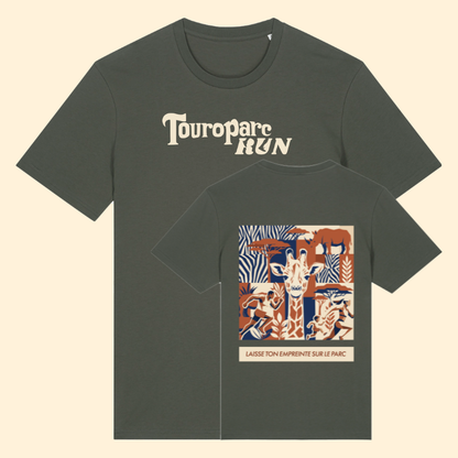 T-shirt coton vert Touroparc Run Touroparc run