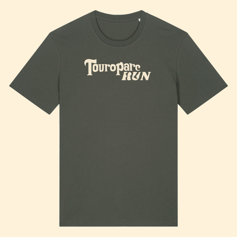T-shirt coton vert Touroparc Run Touroparc run